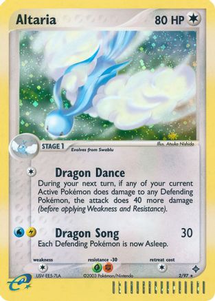 Altaria (2) Reverse Holofoil - Dragon