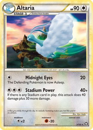 Altaria (2) Reverse Holofoil - Triumphant