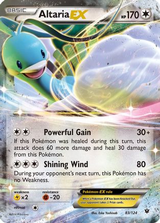 Altaria EX (83) Holofoil - Fates Collide
