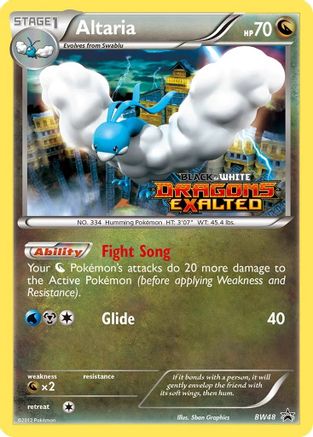 Altaria (Prerelease) (BW48) Holofoil - Black Star Promos