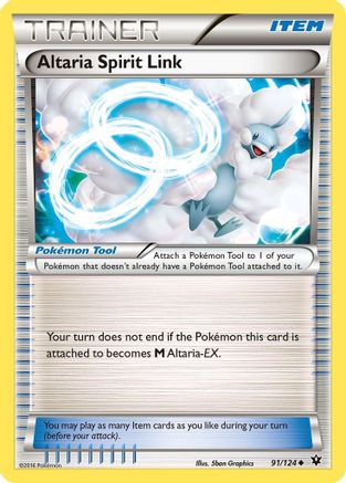 Altaria Spirit Link (91) Reverse Holofoil - Fates Collide