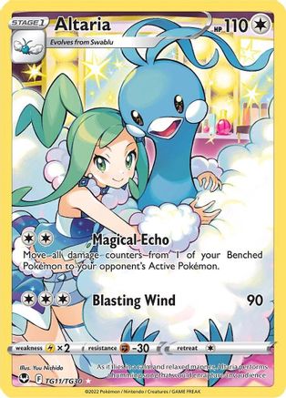 Altaria (TG11) Holofoil - Silver Tempest