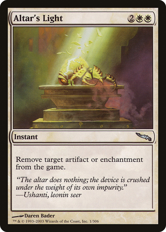 Altar's Light (001) - Mirrodin