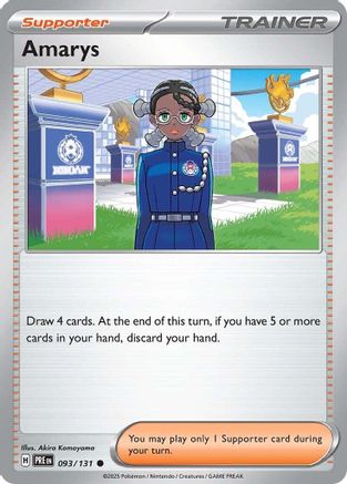 Amarys (93) Reverse Holofoil - Prismatic Evolutions