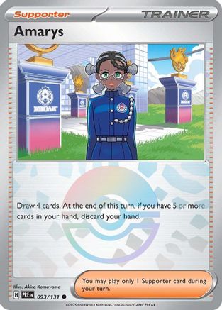 Amarys (Poke Ball Pattern) (93) Reverse Holofoil - Prismatic Evolutions