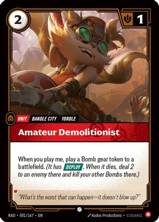 Amateur Demolitionist (001) - Radiance