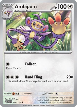 Ambipom (146) Reverse Holofoil - Paradox Rift
