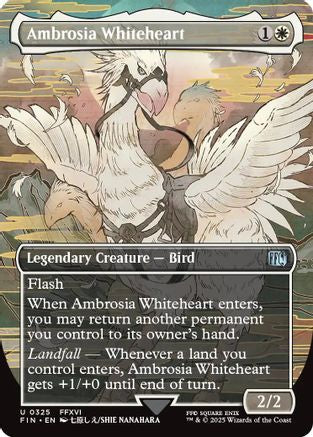 Ambrosia Whiteheart (Borderless) (325) Foil - FINAL FANTASY