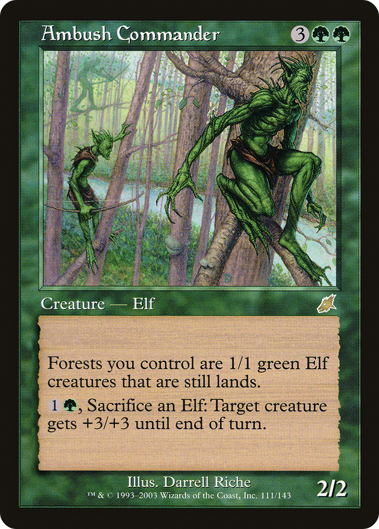 Ambush Commander (111) Foil - Scourge