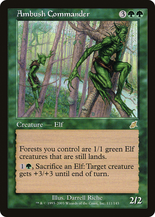 Ambush Commander (111) Foil - Scourge
