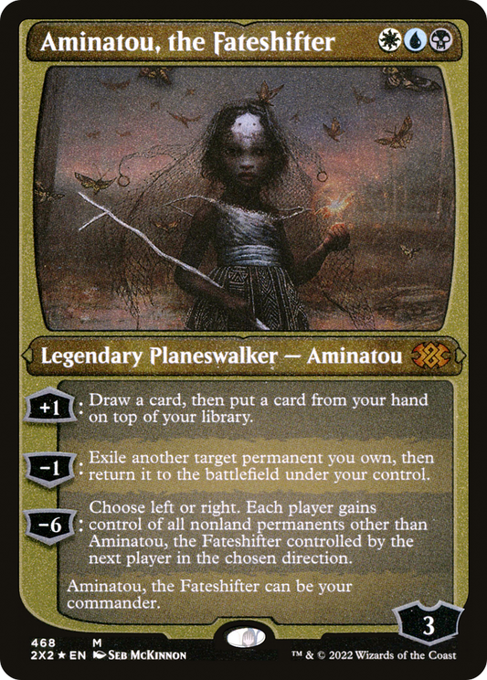 Aminatou, the Fateshifter (468) Etched Foil - Double Masters 2022