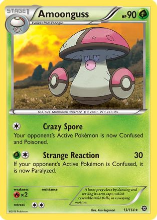 Amoonguss (13) Reverse Holofoil - Steam Siege