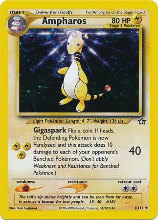Ampharos (1) (Unlimited) Holofoil - Neo Genesis