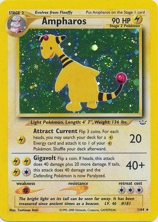 Ampharos (1) (Unlimited) Holofoil - Neo Revelation