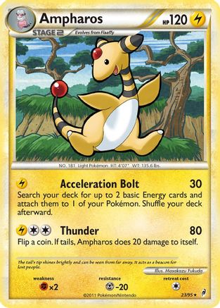 Ampharos (23) Reverse Holofoil - Call of Legends
