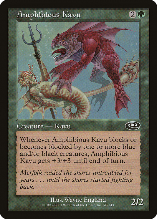 Amphibious Kavu (078) - Planeshift