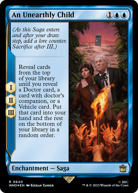 An Unearthly Child (640) Surge Foil - Doctor Who