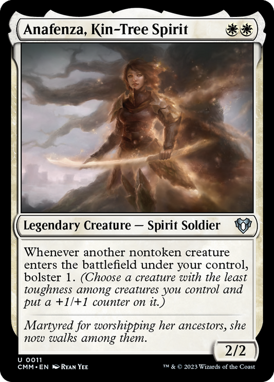 Anafenza, Kin-Tree Spirit (011) Foil - Commander Masters