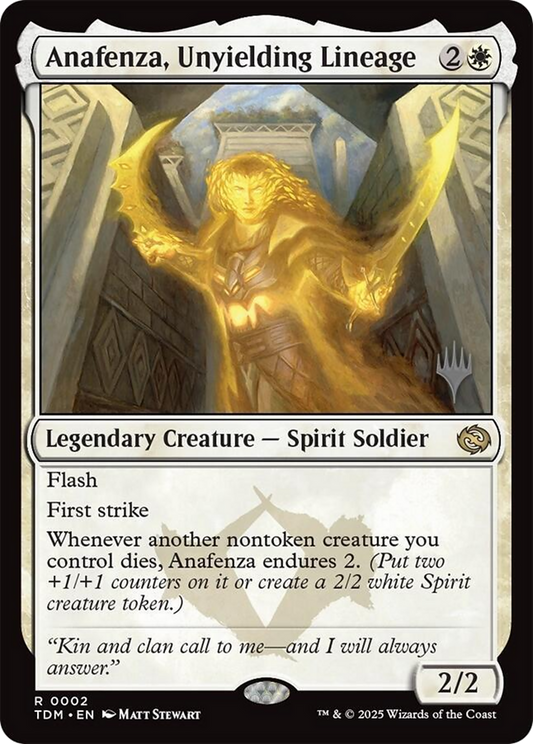Anafenza, Unyielding Lineage (Promo Pack) (002) Foil - Tarkir: Dragonstorm