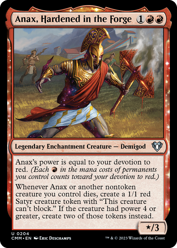Anax, Hardened in the Forge (204) - Commander Masters