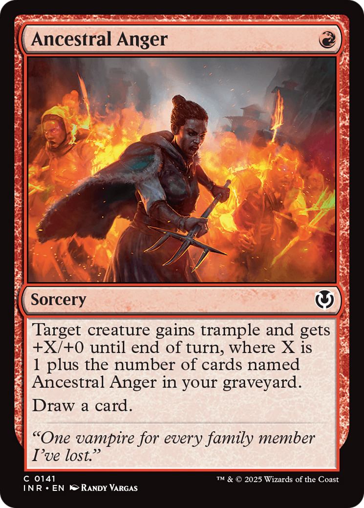 Ancestral Anger (141) Foil - Innistrad Remastered