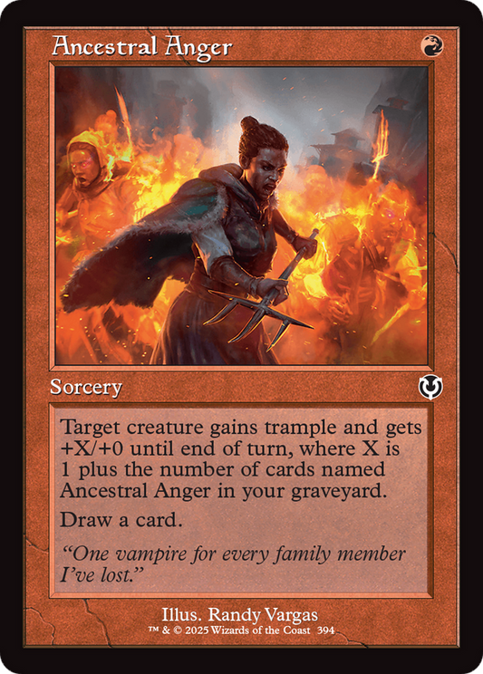 Ancestral Anger (Retro) (394) Foil - Innistrad Remastered