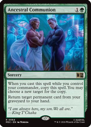 Ancestral Communion (064) Surge Foil - Commander: Marvel Super Heroes