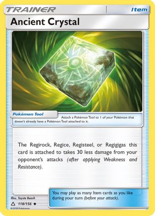 Ancient Crystal (118) Reverse Holofoil - Ultra Prism