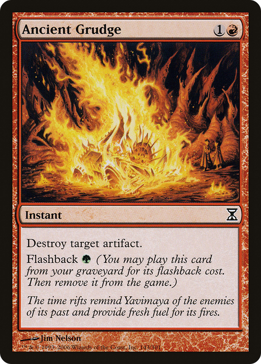 Ancient Grudge (143) Foil - Time Spiral