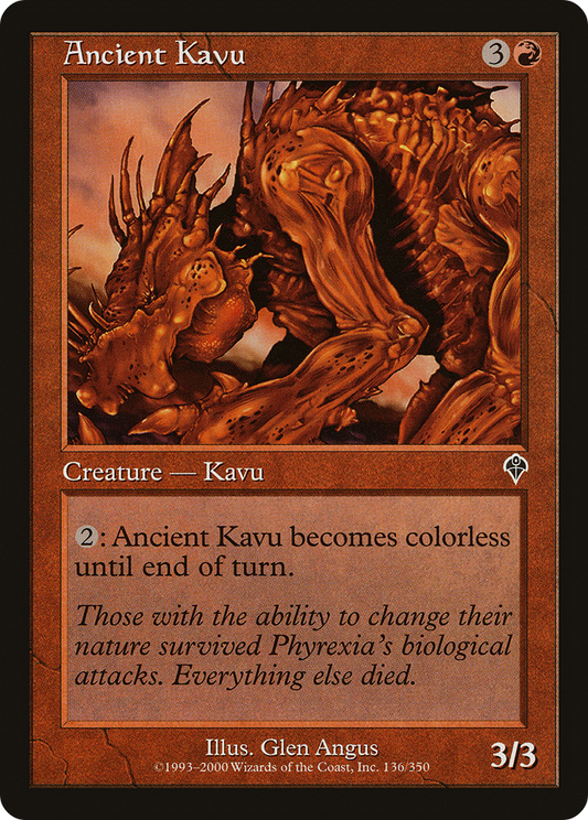 Ancient Kavu (136) Foil - Invasion