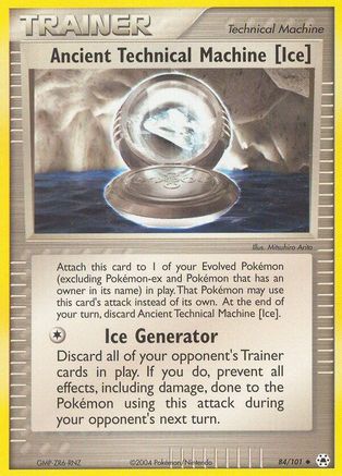 Ancient Technical Machine [Ice] (84) Reverse Holofoil - Hidden Legends