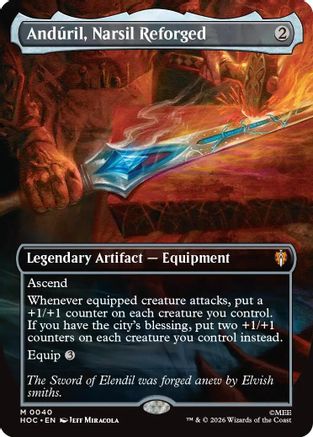 Anduril, Narsil Reforged (Borderless) (040) - The Hobbit: Eternal-Legal