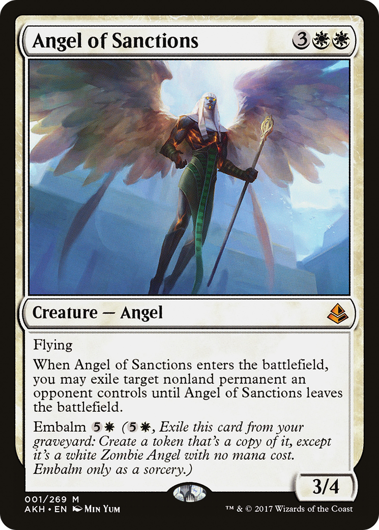 Angel of Sanctions (001) Foil - Amonkhet