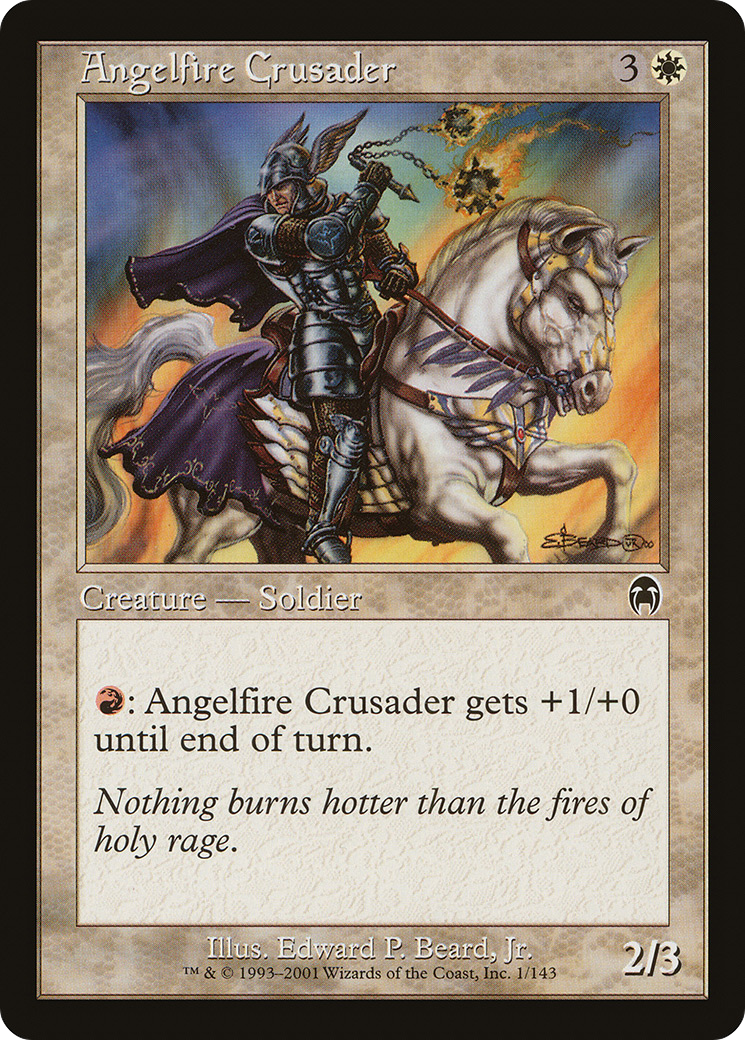 Angelfire Crusader (001) Foil - Apocalypse
