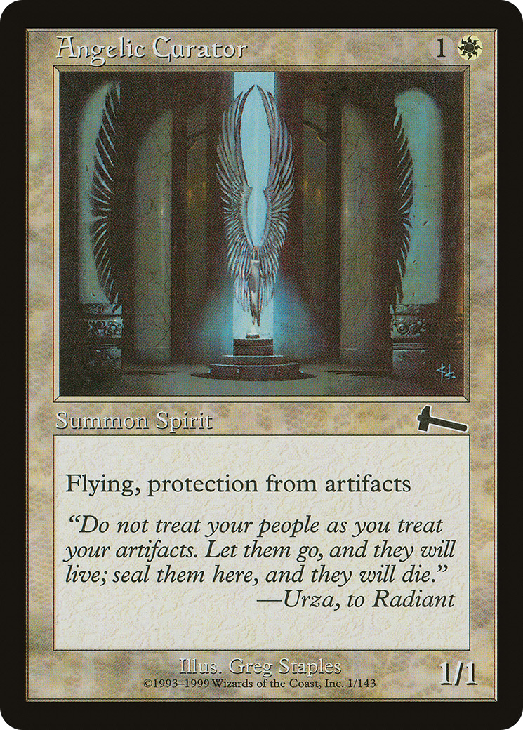Angelic Curator (001) Foil - Urza's Legacy