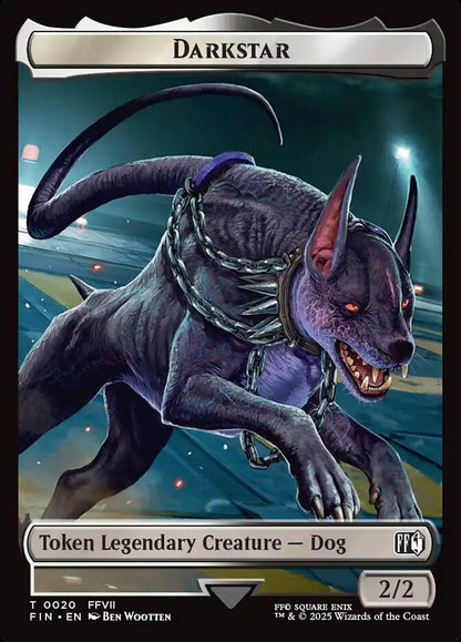 Angelo // Darkstar Double-Sided Token (19 // 20) Foil - FINAL FANTASY