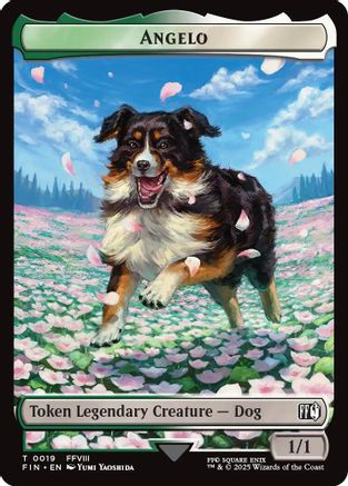Angelo // Darkstar Double-Sided Token (19 // 20) Foil - FINAL FANTASY