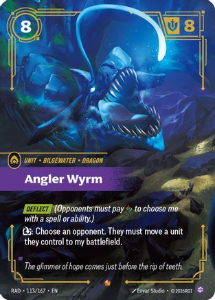 Angler Wyrm (113) Foil - Radiance