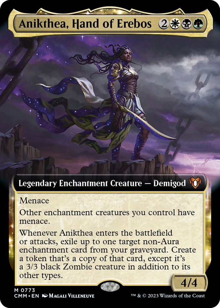 Anikthea, Hand of Erebos (Extended Art) (773) - Commander Masters