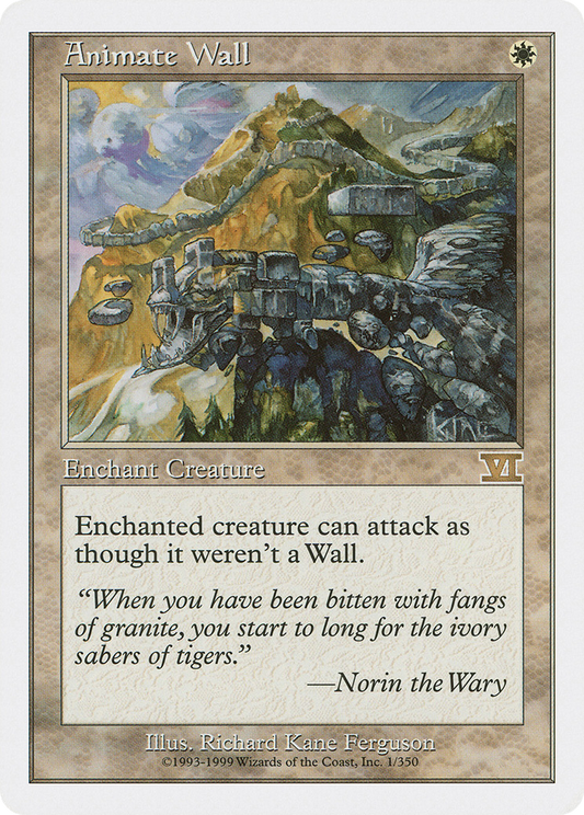 Animate Wall (001) - Classic Sixth Edition