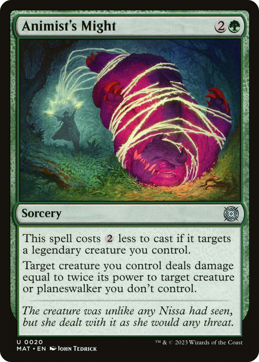Animist's Might (020) - March of the Machine: The Aftermath Foil