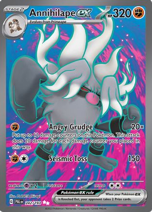 Annihilape ex (Full Art) (242) Holofoil - Paldea Evolved