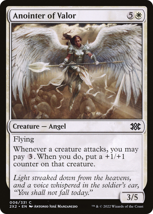 Anointer of Valor (006) Foil - Double Masters 2022