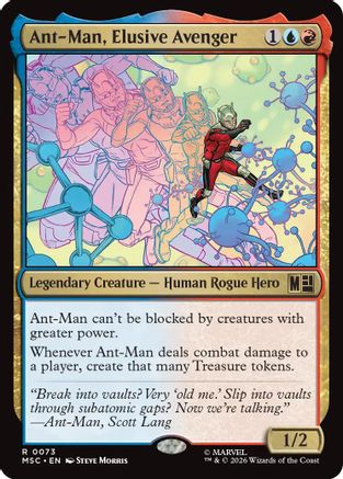 Ant-Man, Elusive Avenger (073) - Commander: Marvel Super Heroes