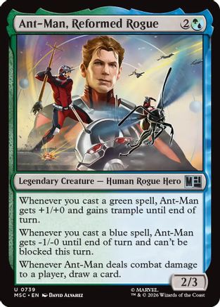 Ant-Man, Reformed Rogue (739) Foil - Marvel Super Heroes