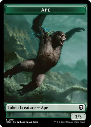Ape // Plant (14/26) - Commander: Modern Horizons 3 Tokens