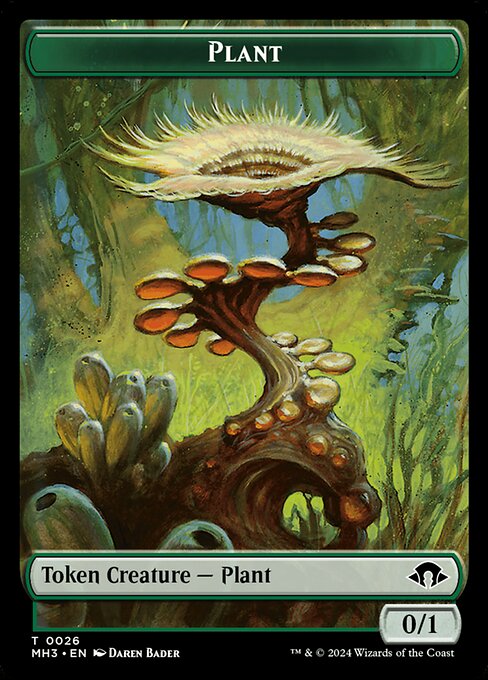 Ape // Plant (14/26) Ripple Foil - Commander: Modern Horizons 3 Tokens