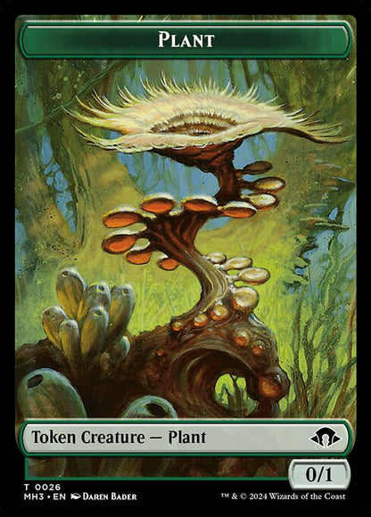 Ape // Plant (14/26) Ripple Foil - Commander: Modern Horizons 3 Tokens