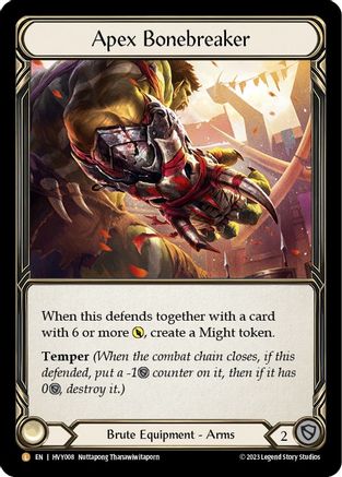 Apex Bonebreaker (HVY008) Rainbow Foil - Heavy Hitters
