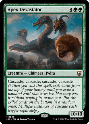 Apex Devastator (220) Ripple Foil - Commander: Modern Horizons 3